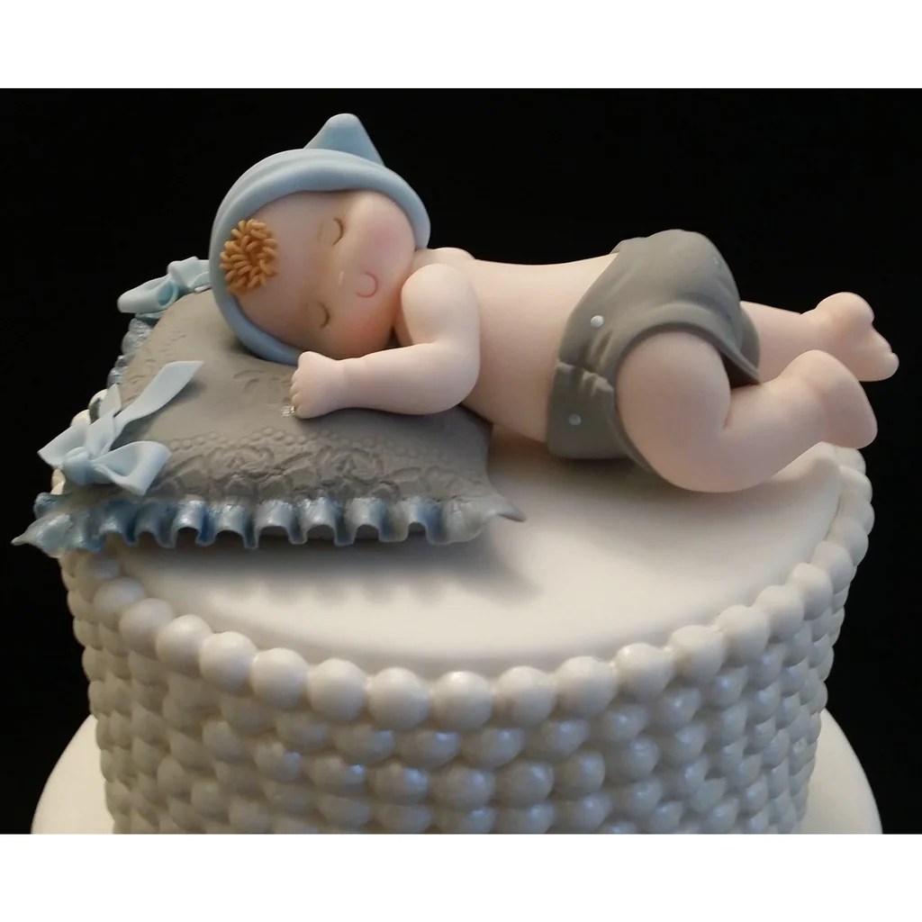 How to make a baby cake decoration