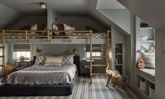 How to decorate a room with bunk beds