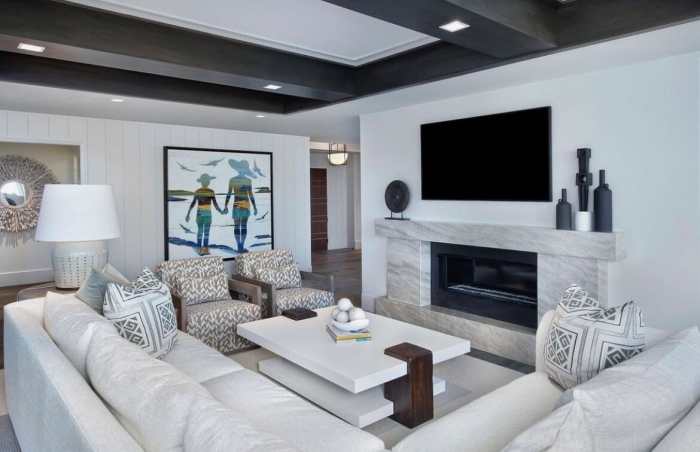 How to decorate living room with sectional sofa