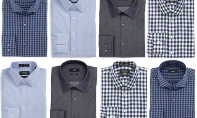 Mens tall fitted dress shirts