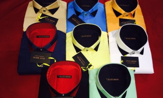 Men's cotton dress shirts