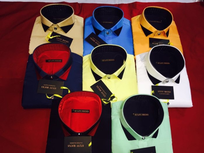 Men's cotton dress shirts