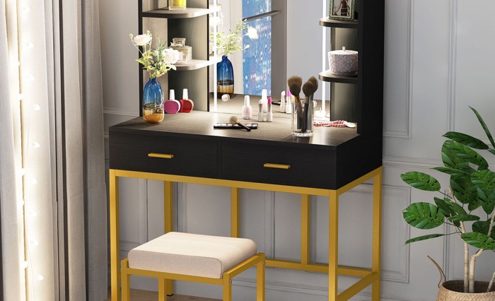 How to decorate a vanity room