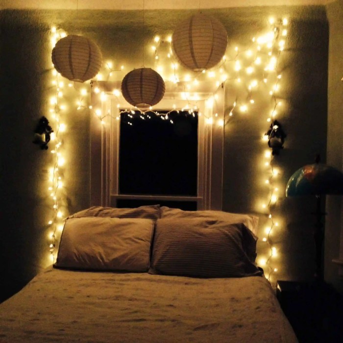 How to decorate room with rice lights